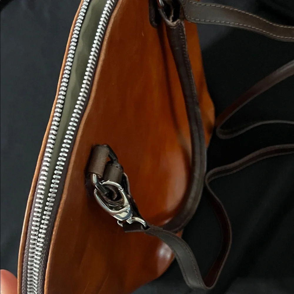 Brown Leather Men's Bag